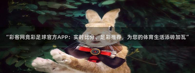 彩易通手机版官网：“彩客网竞彩足球官方APP：实时比分、足彩推荐，为您的体育生活添砖加瓦”