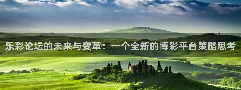 彩易通选号工具：乐彩论坛的未来与变革：一个全新的博彩平台策略思考